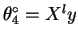 $\theta_4^\circ=X^ly$