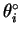 $\theta_i^\circ$